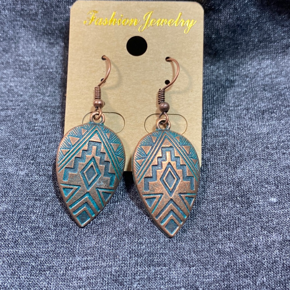 Southwestern inspired earrings.